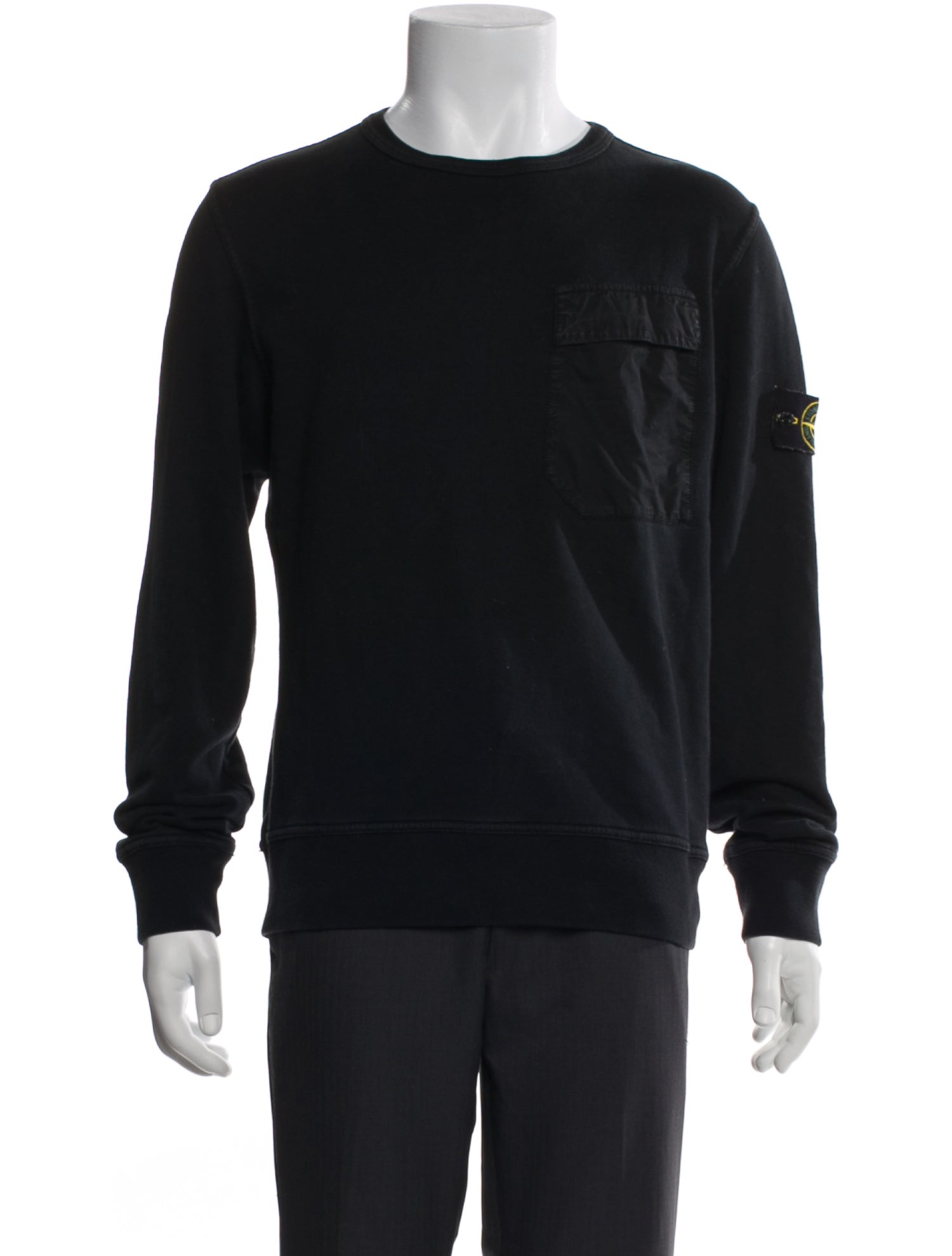 Stone Island Crew Neck Long Sleeve T-Shirt