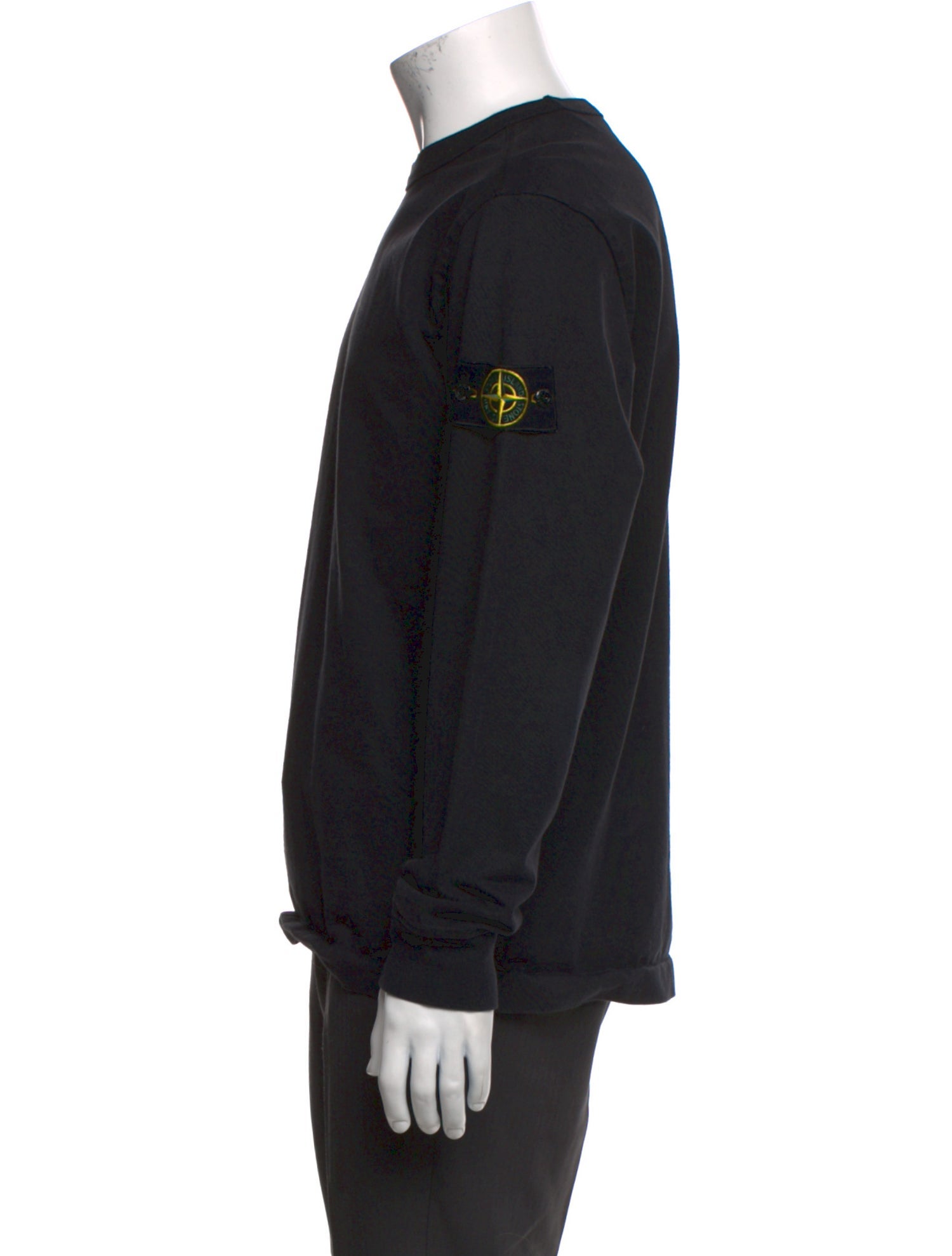 Stone Island Crew Neck Long Sleeve T-Shirt
