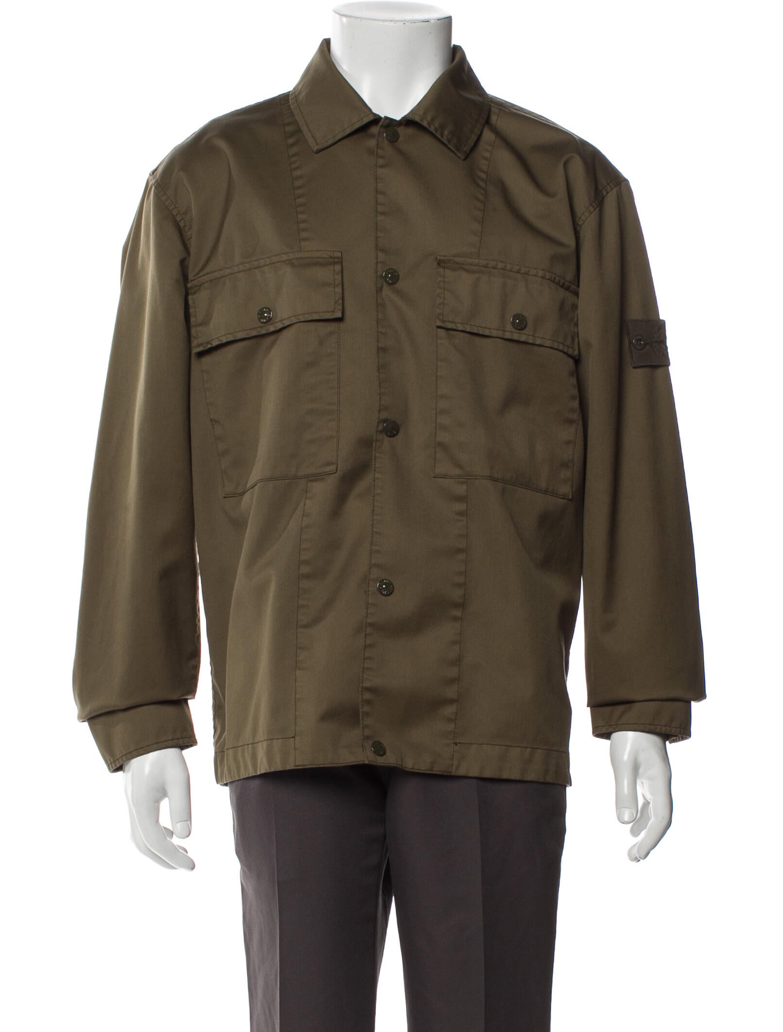 Stone Island Virgin Wool Utility Jacket