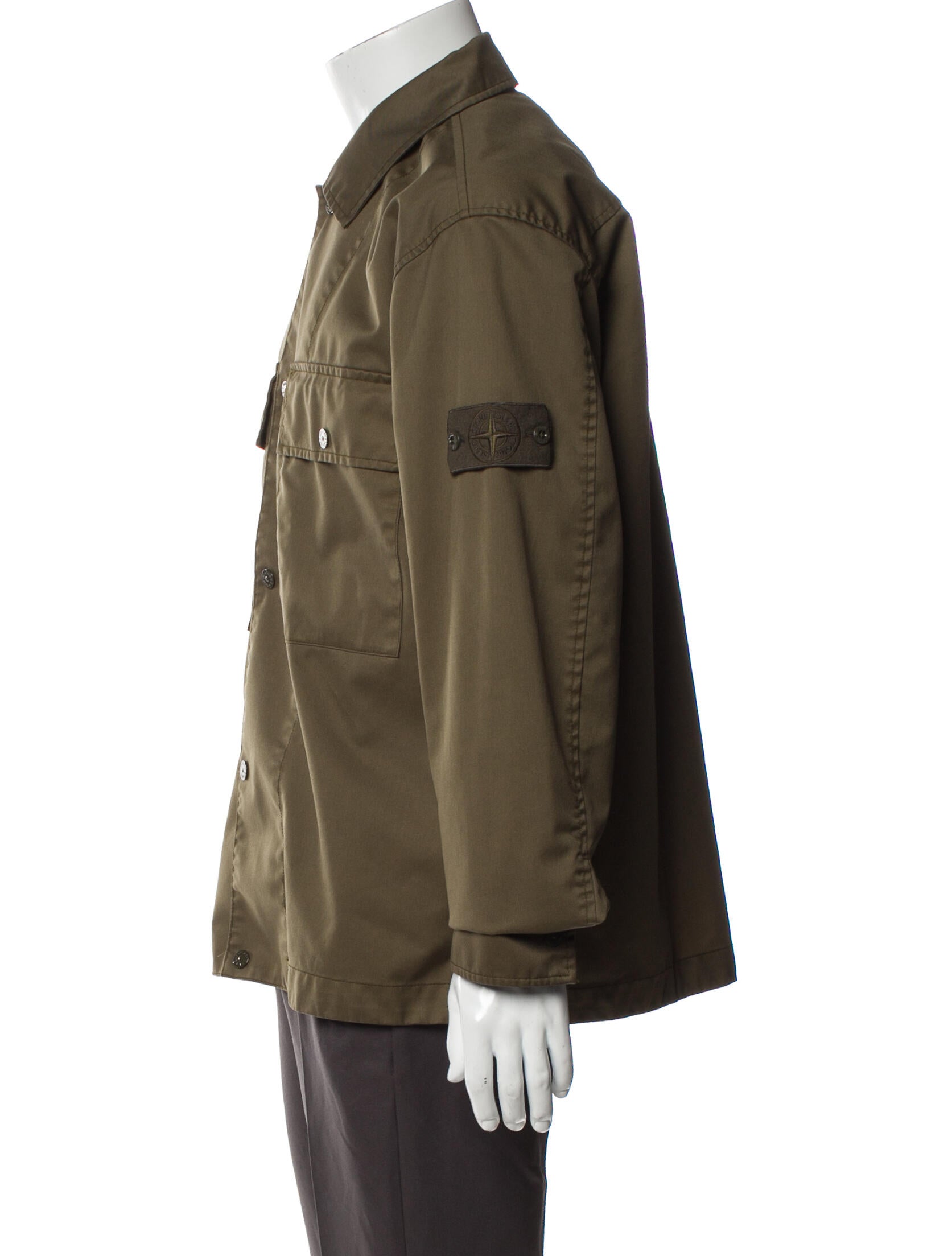 Stone Island Virgin Wool Utility Jacket