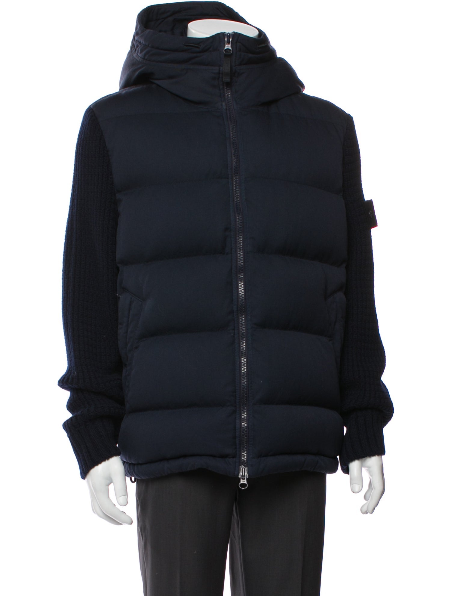 Stone Island Virgin Wool Puffer Coat