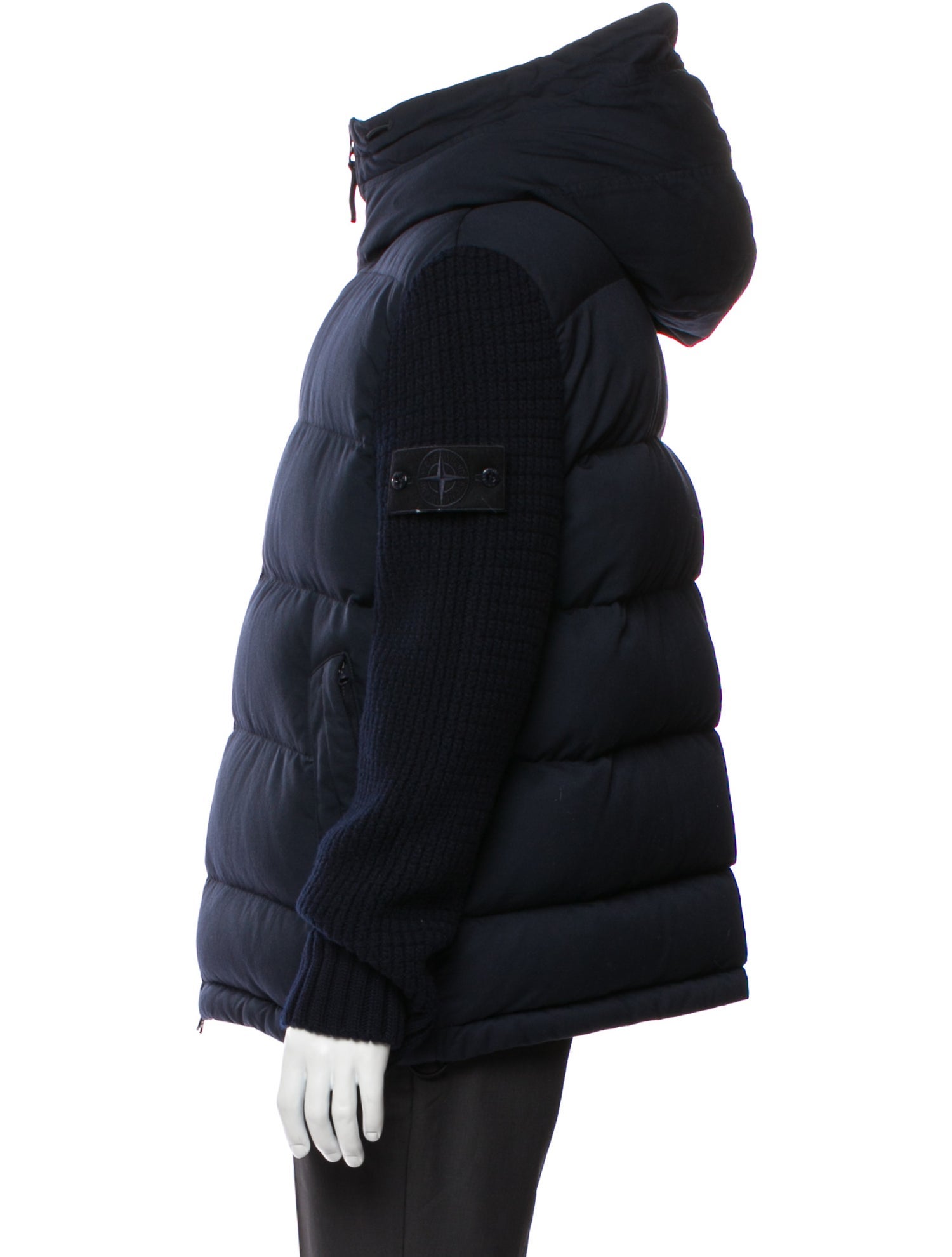 Stone Island Virgin Wool Puffer Coat