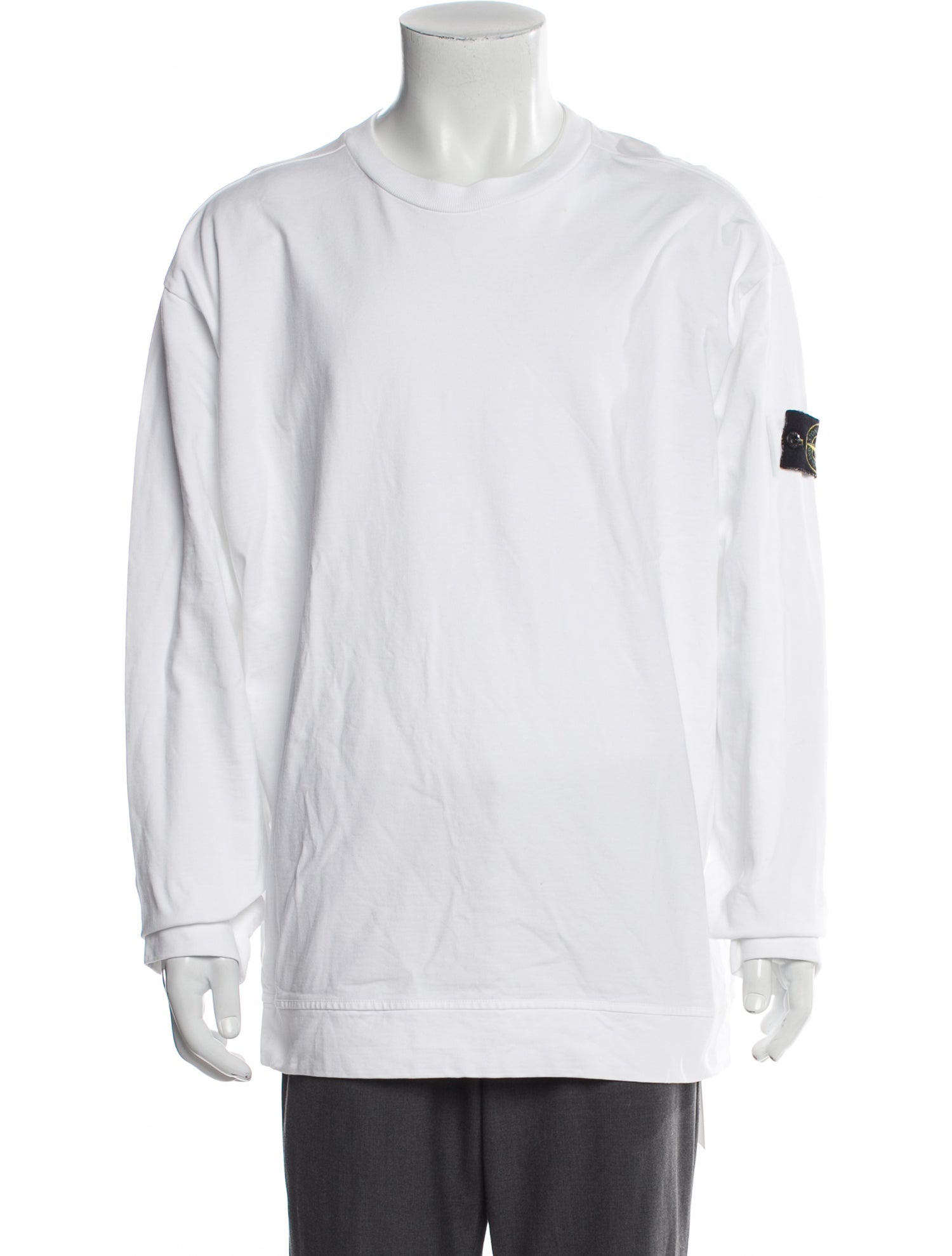 Stone Island Crew Neck Long Sleeve T-Shirt