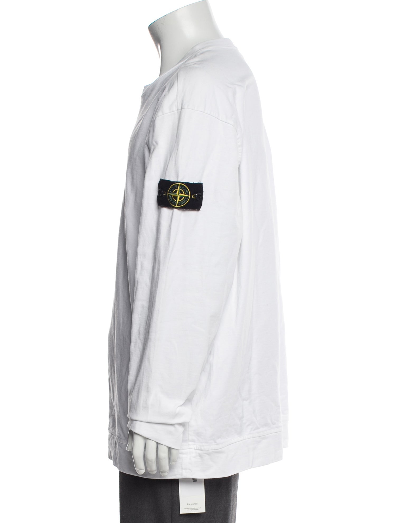 Stone Island Crew Neck Long Sleeve T-Shirt