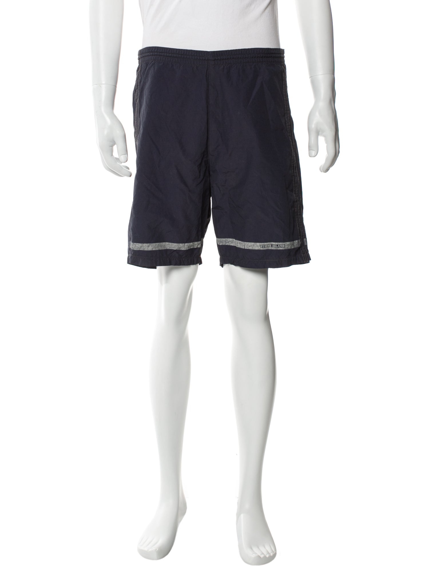 Stone Island Vintage Striped Swim Trunks