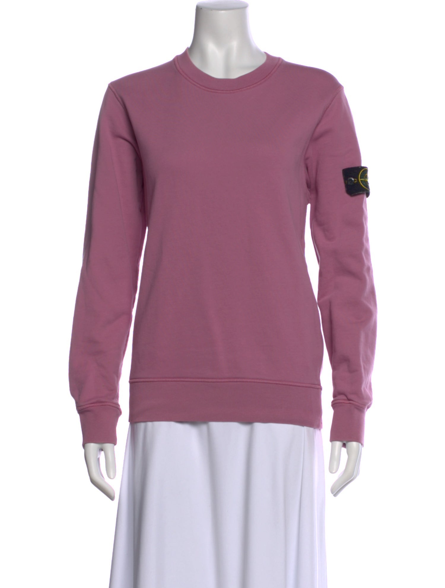 Stone Island Crew Neck Long Sleeve Sweatshirt