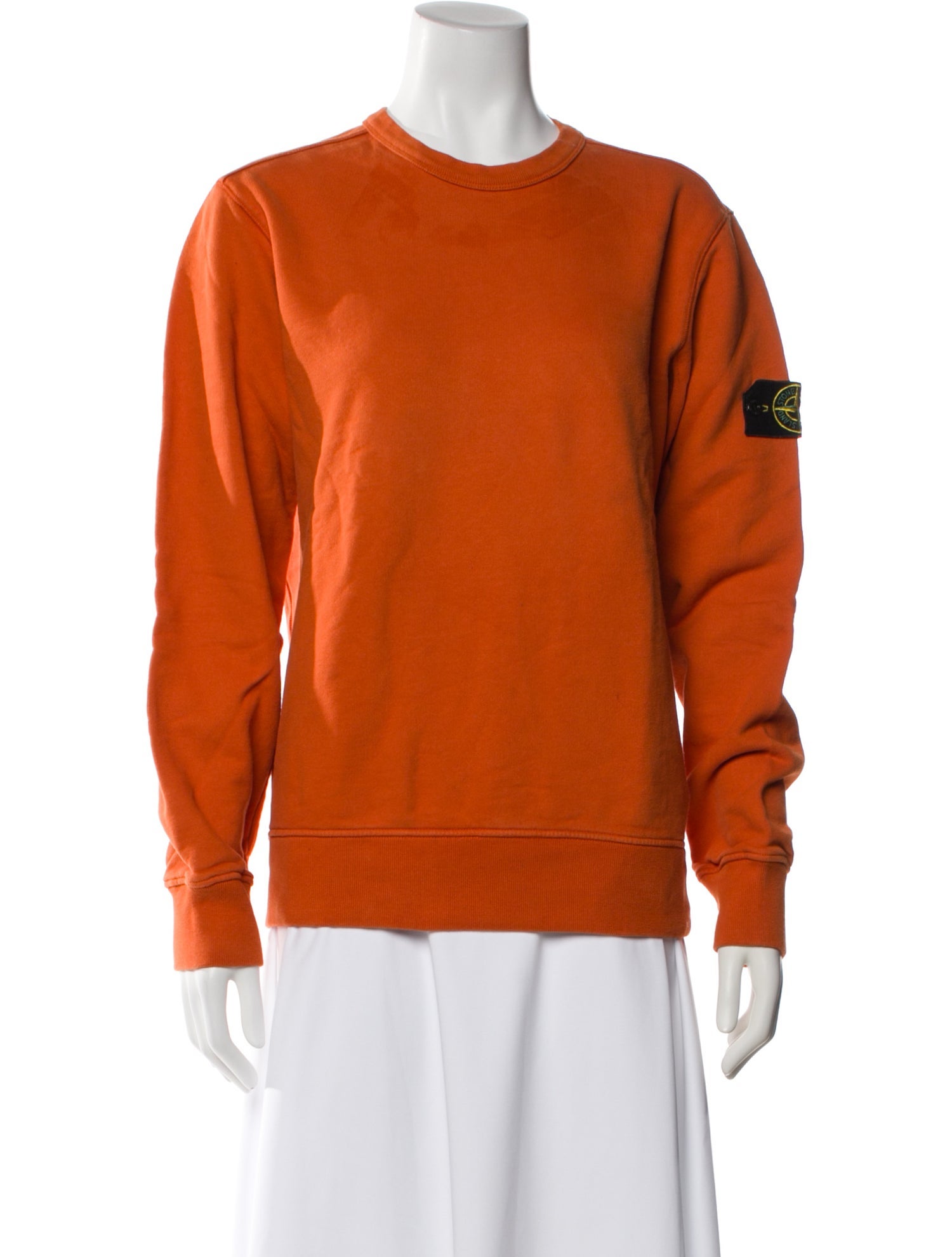 Stone Island Crew Neck Long Sleeve Sweatshirt