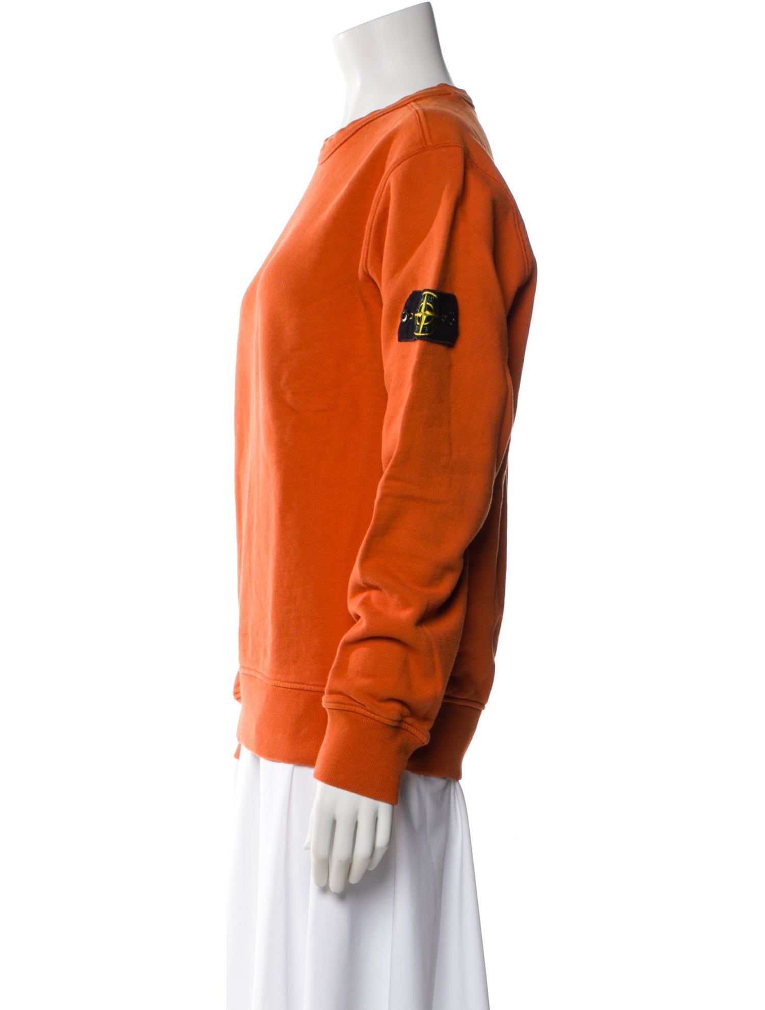 Stone Island Crew Neck Long Sleeve Sweatshirt