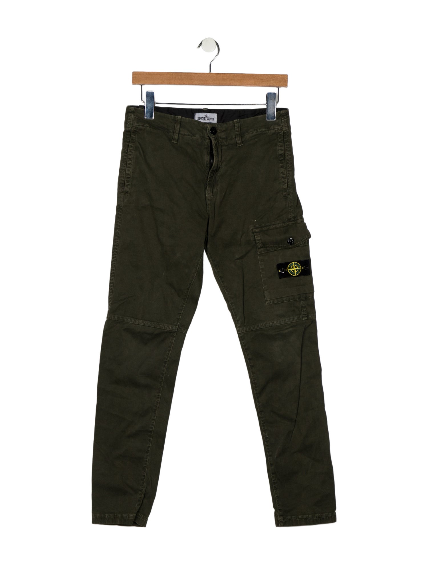 Stone Island Boys Branded Cargo Pants