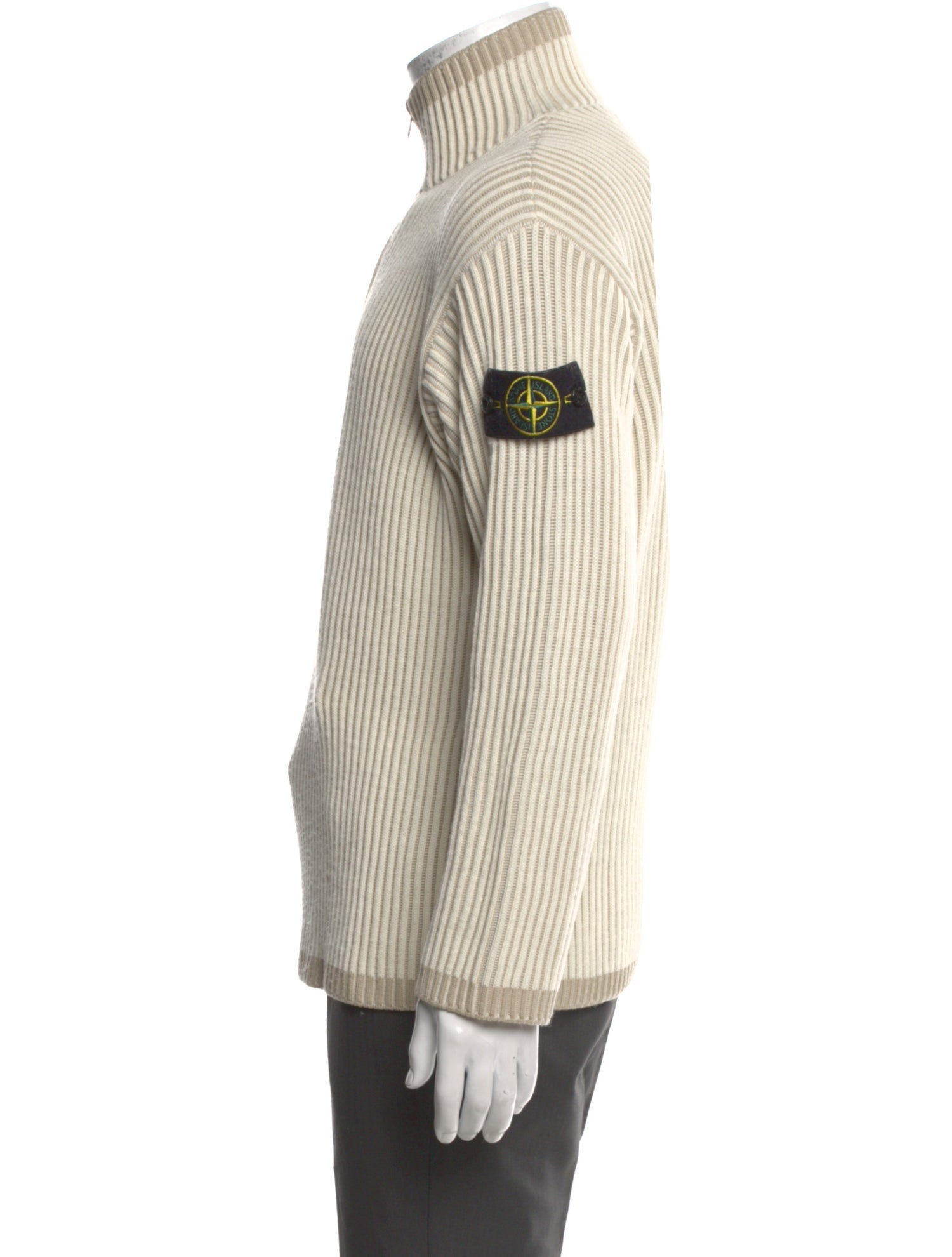 Stone Island Turtleneck Long Sleeve Cardigan