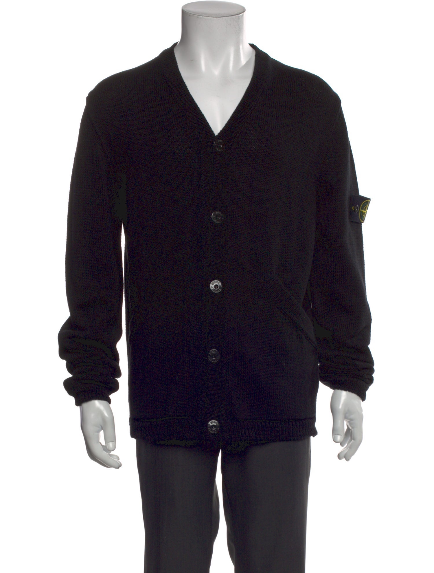 Stone Island V-Neck Long Sleeve Cardigan w/ Tags