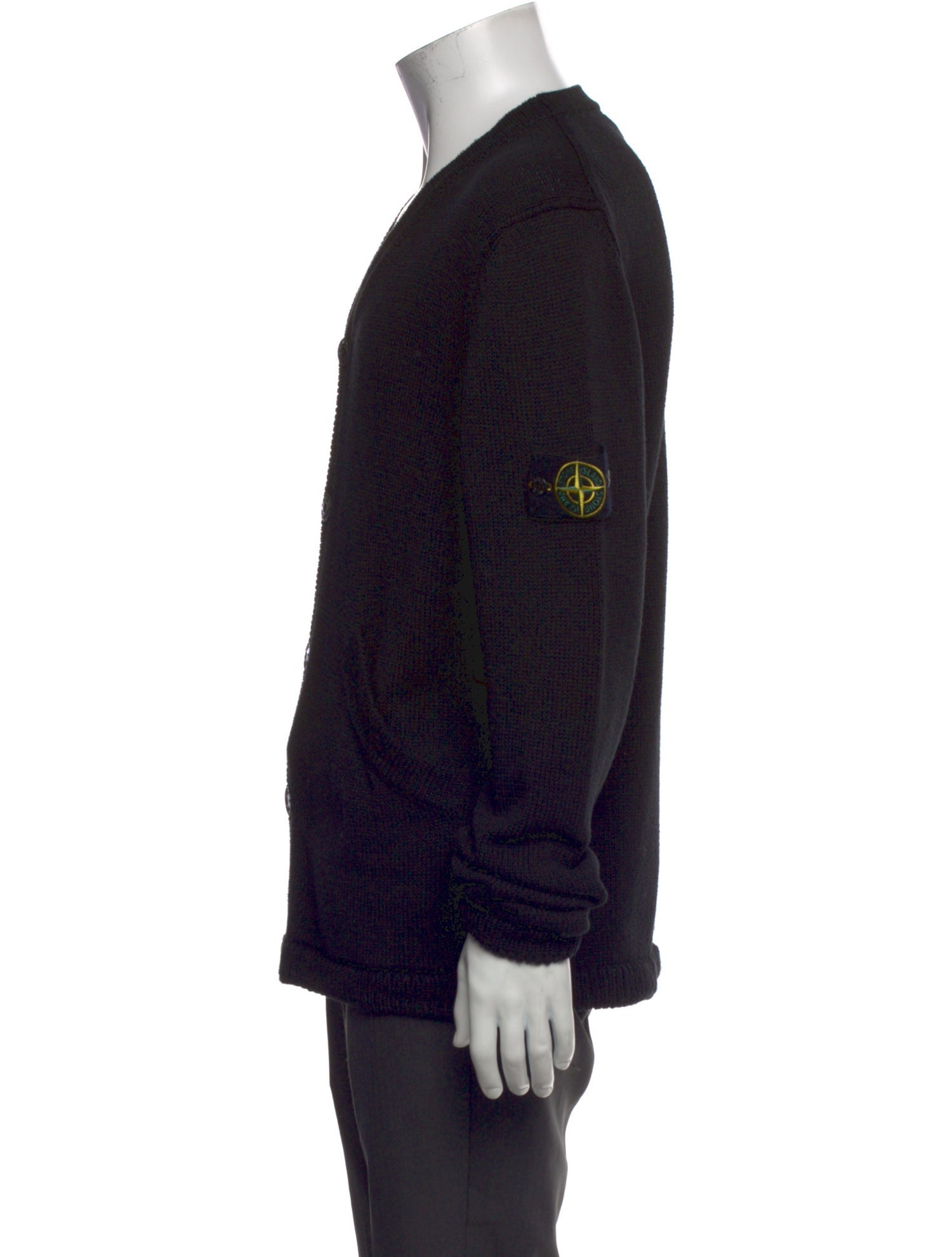 Stone Island V-Neck Long Sleeve Cardigan w/ Tags