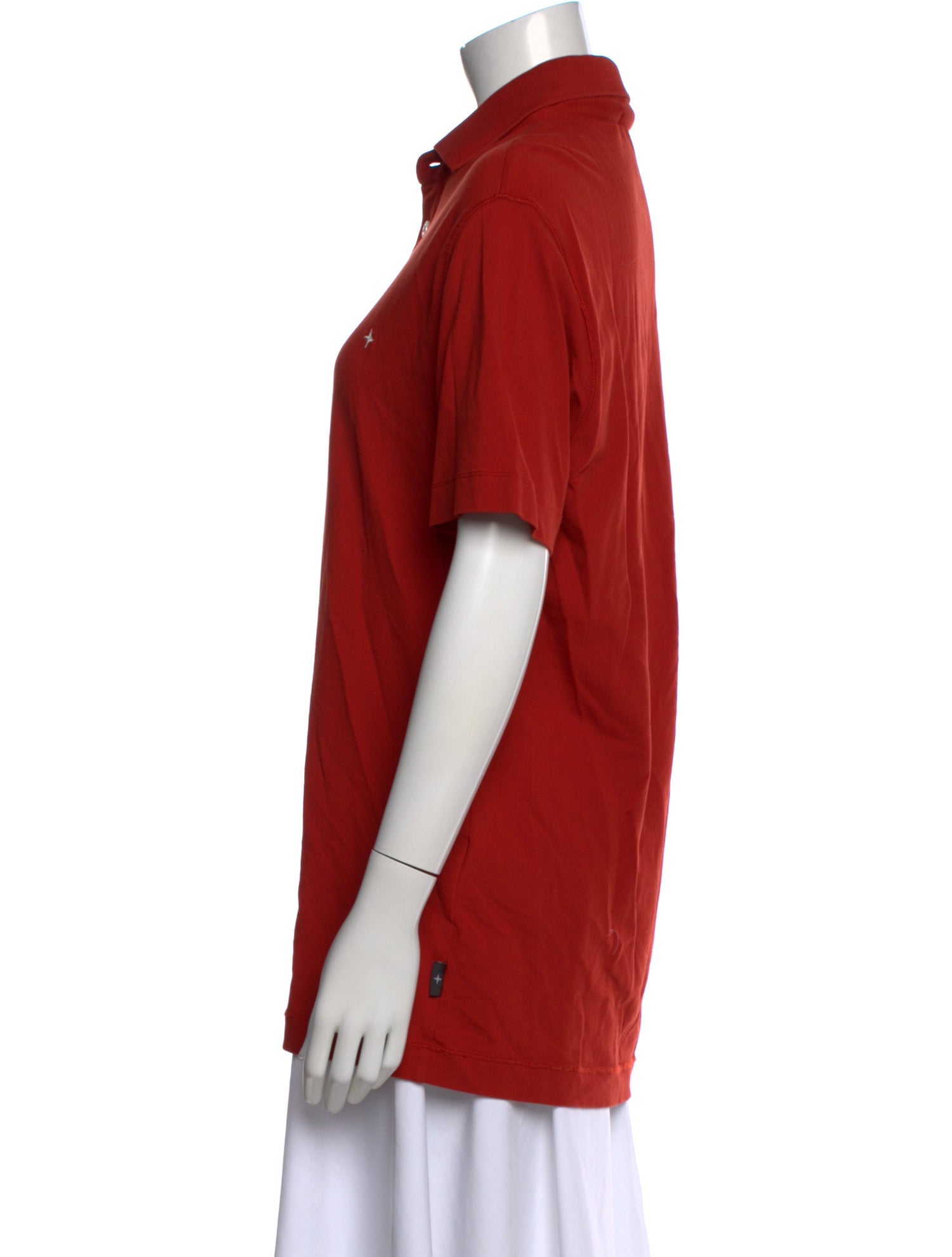 Stone Island Collar Short Sleeve Polo Shirt