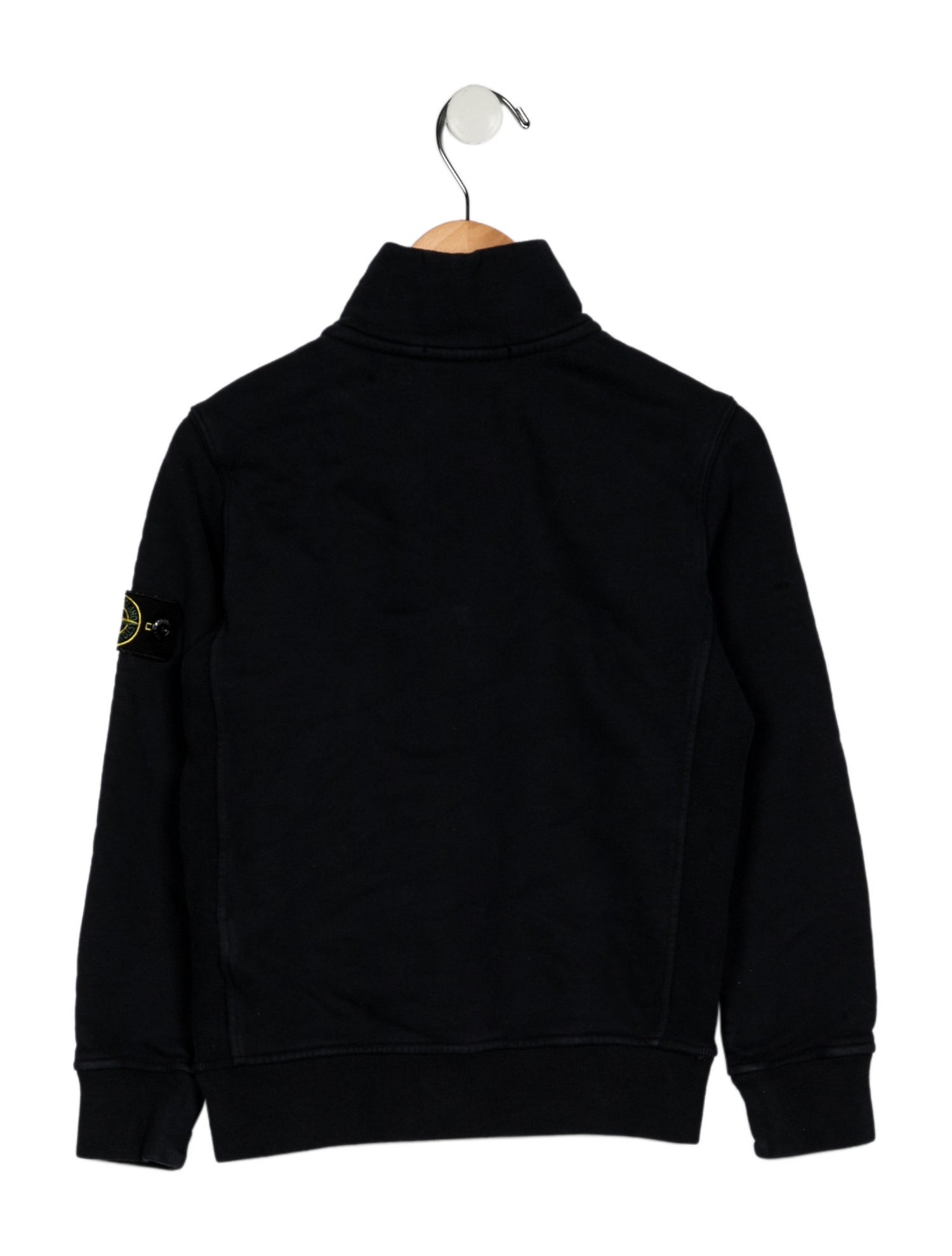 Stone Island Toddler Boys Branded Zip Closure Sweatshirt