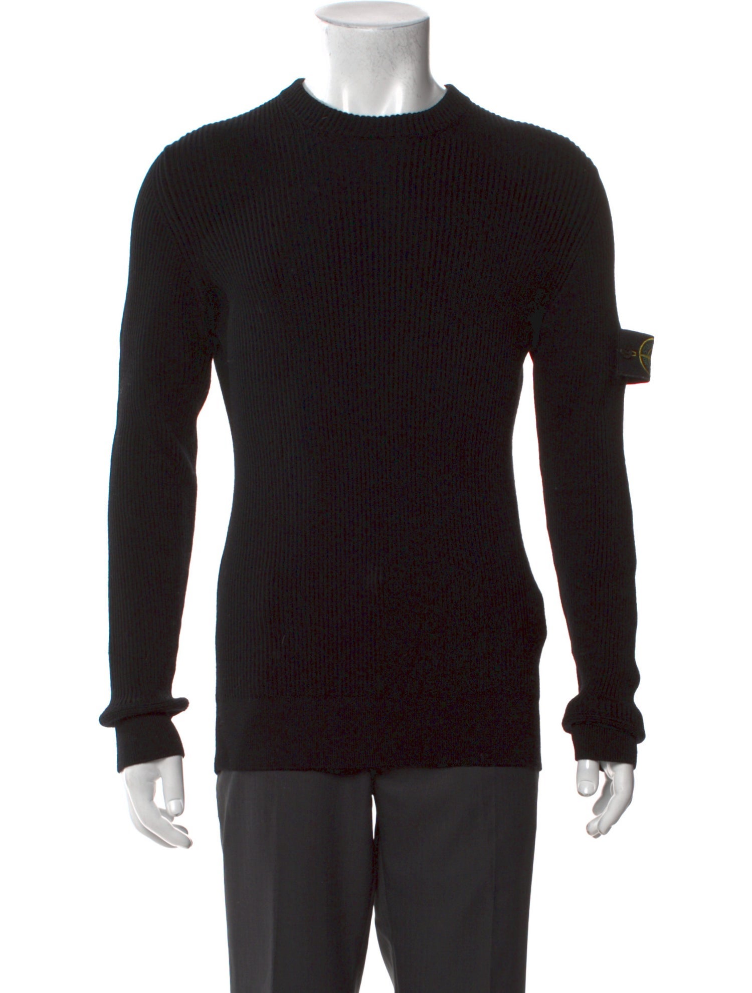 Stone Island Virgin Wool Crew Neck Pullover
