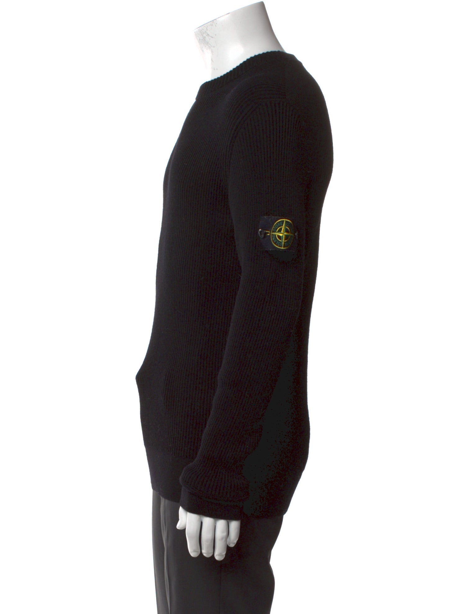 Stone Island Virgin Wool Crew Neck Pullover