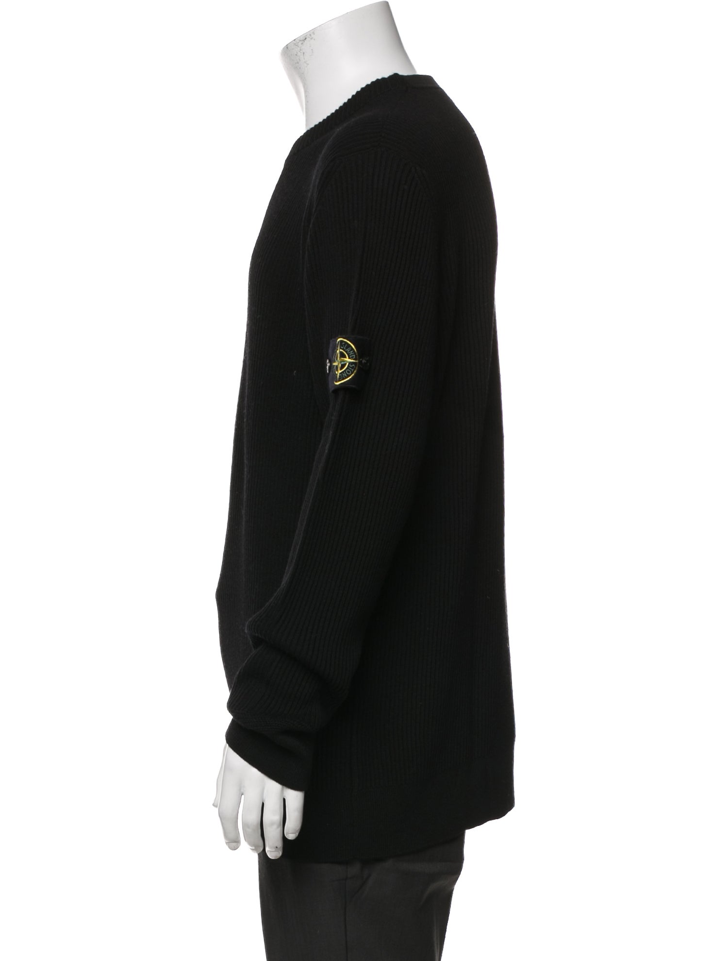 Stone Island Virgin Wool Crew Neck Pullover