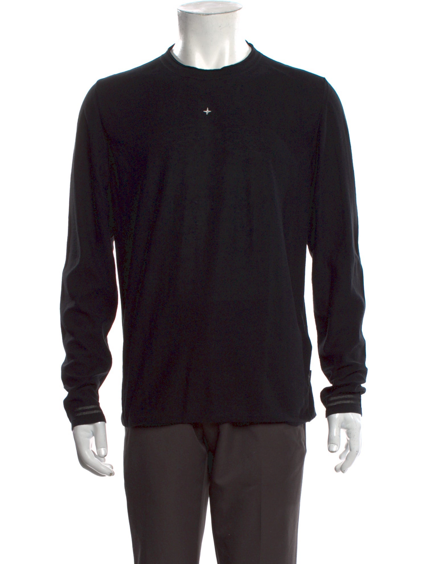 Stone Island Crew Neck Long Sleeve T-Shirt