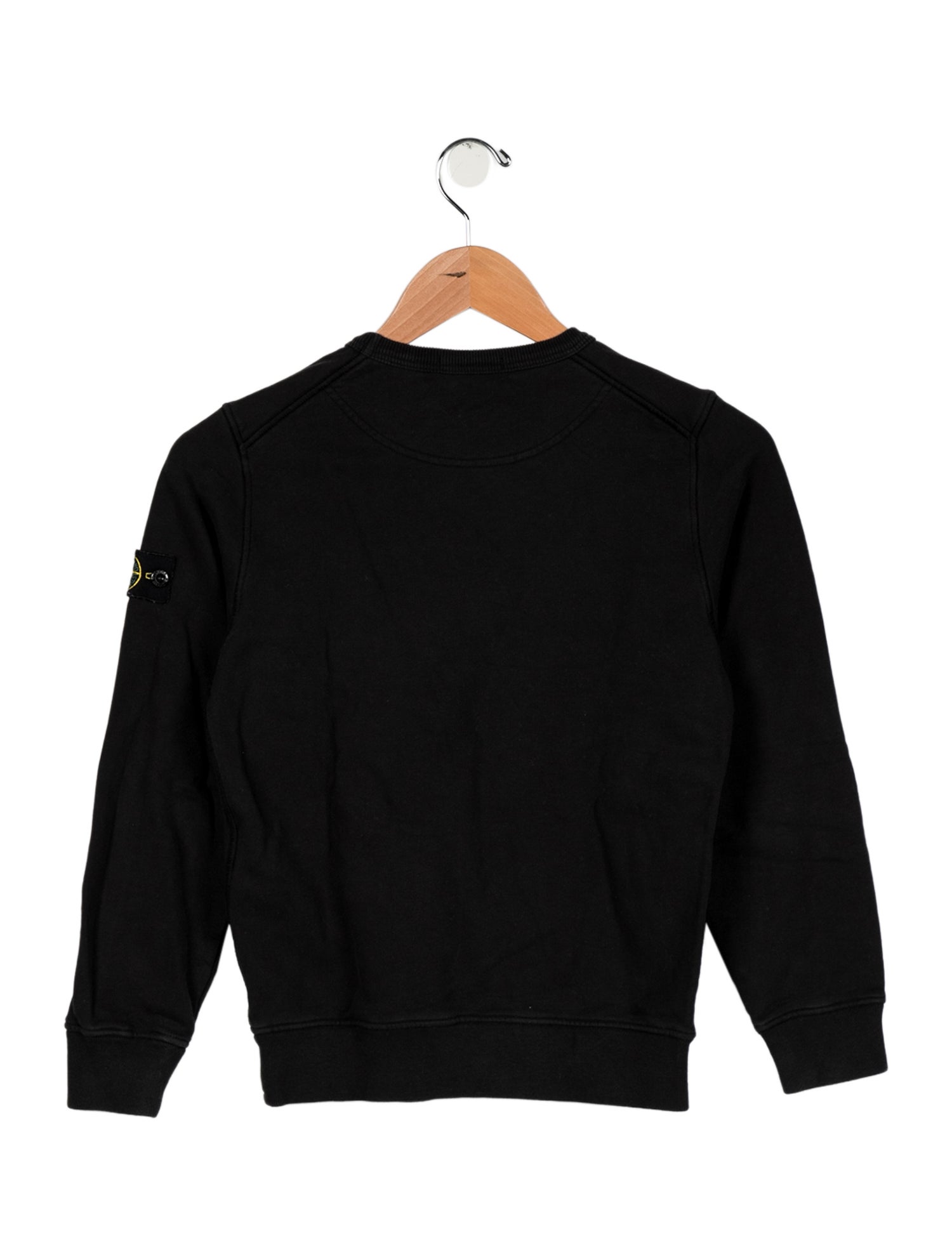 Stone Island Boys' Logo Long Sleeve Sweatshirt