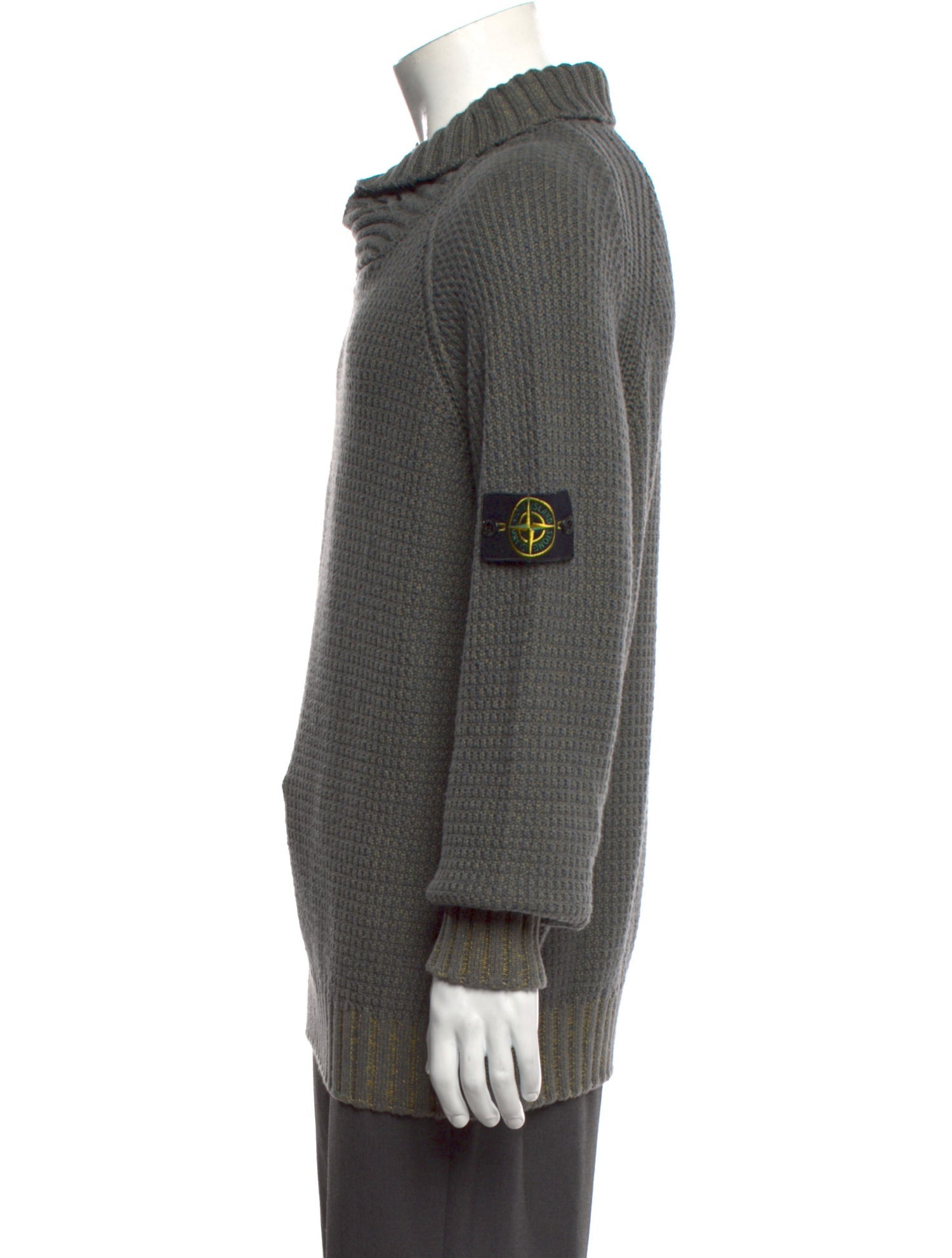 Stone Island Mock Neck Long Sleeve Pullover