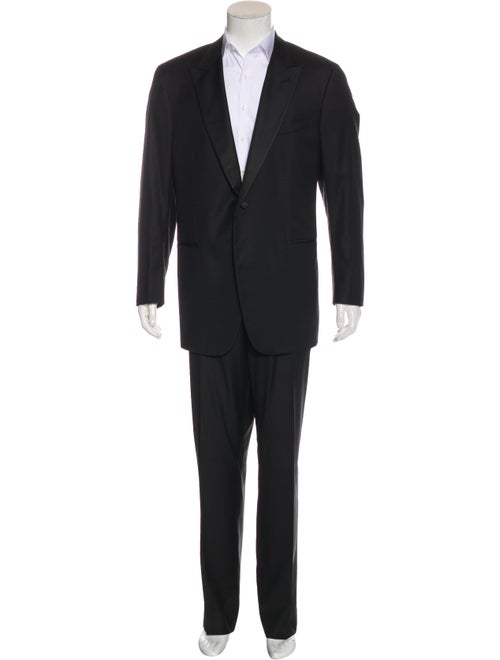 Isaia Aquaspider Wool Tuxedo
