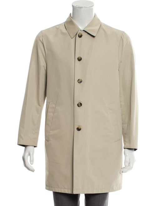 Isaia Reversible Trench Coat beige