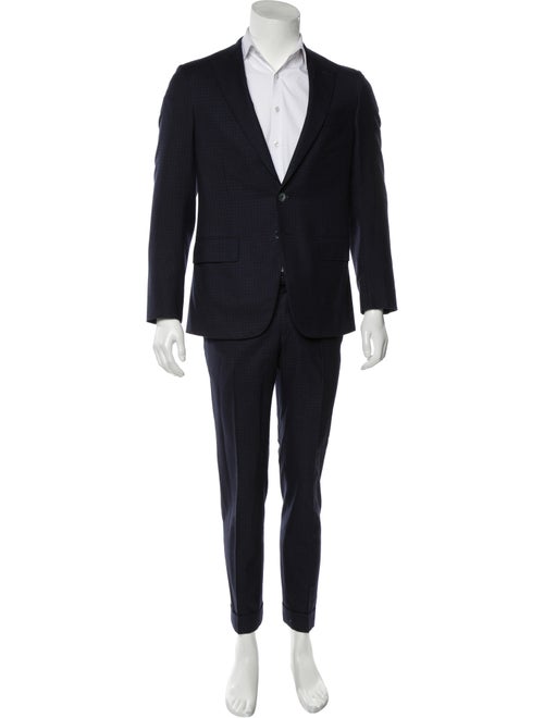 Isaia Wool Two-Piece Suit black