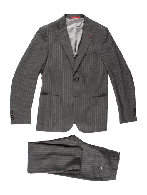 Isaia Wool Two-Piece Suit grey