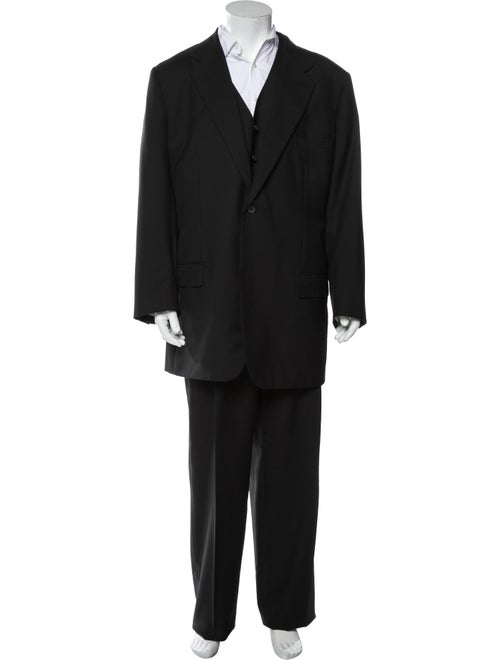 Isaia Wool Three-Piece Suit Wool