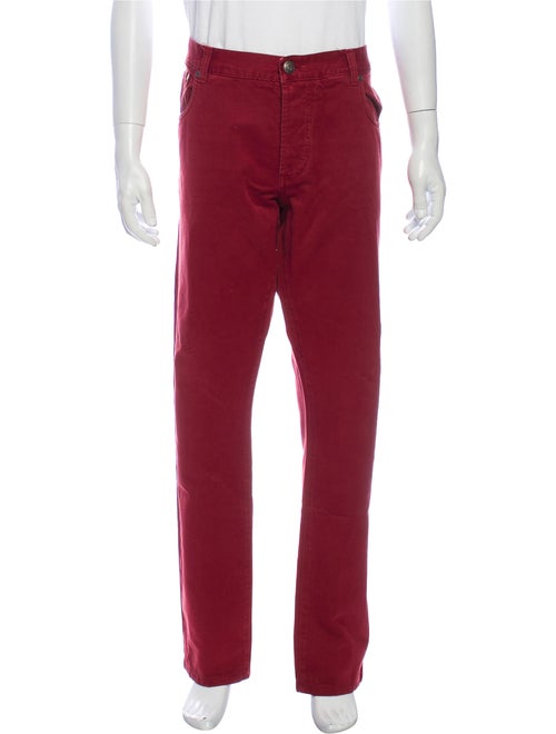 Isaia Chinos Red