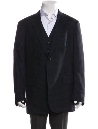Isaia Wool Blazer and Vest Set