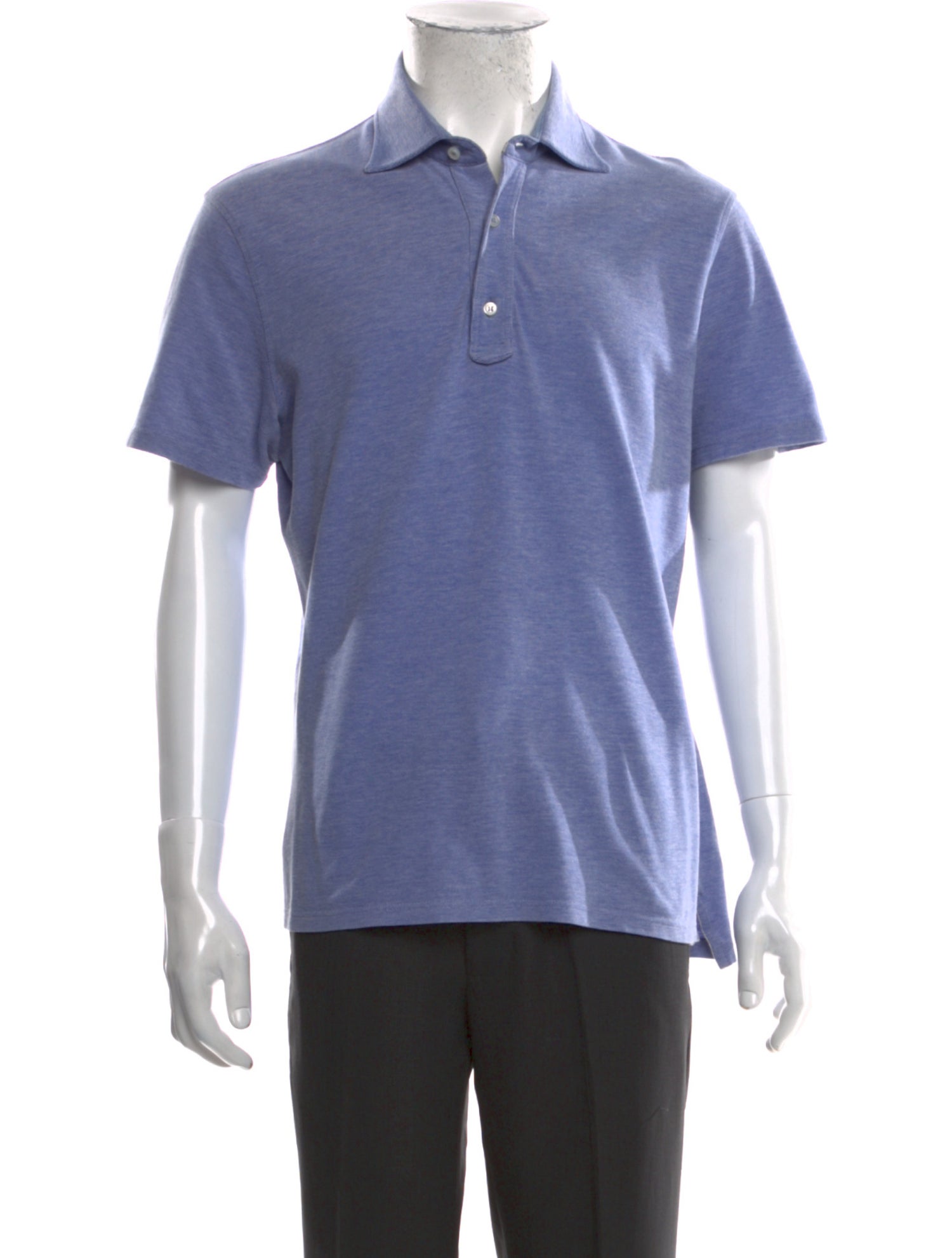 Isaia Collar Short Sleeve Polo Shirt