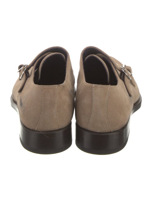 Isaia Suede Monk Straps