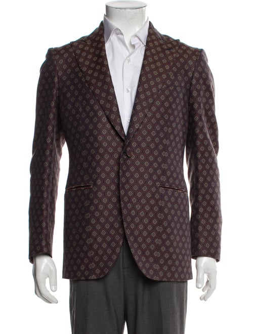 Isaia Printed Blazer