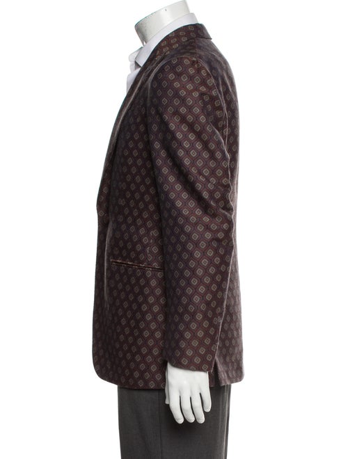 Isaia Printed Blazer