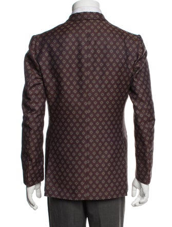 Isaia Printed Blazer