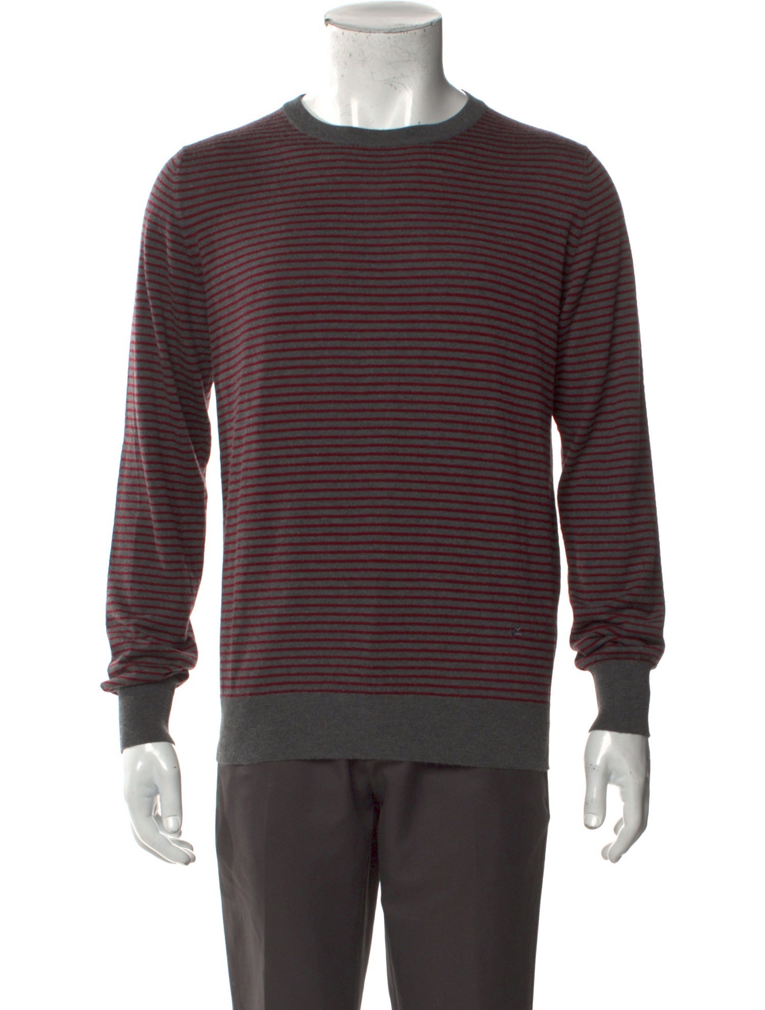 Isaia Wool Striped Pullover w/ Tags