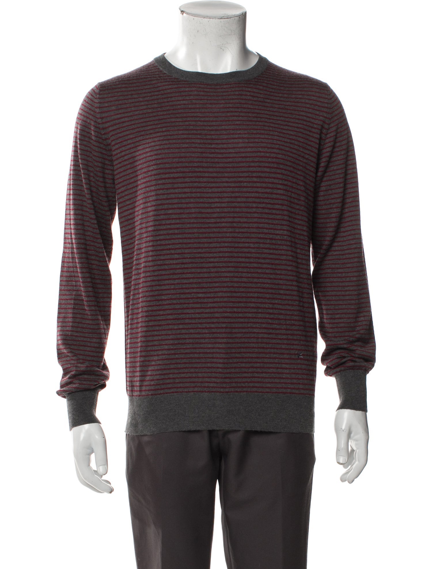 Isaia Wool Striped Pullover w/ Tags