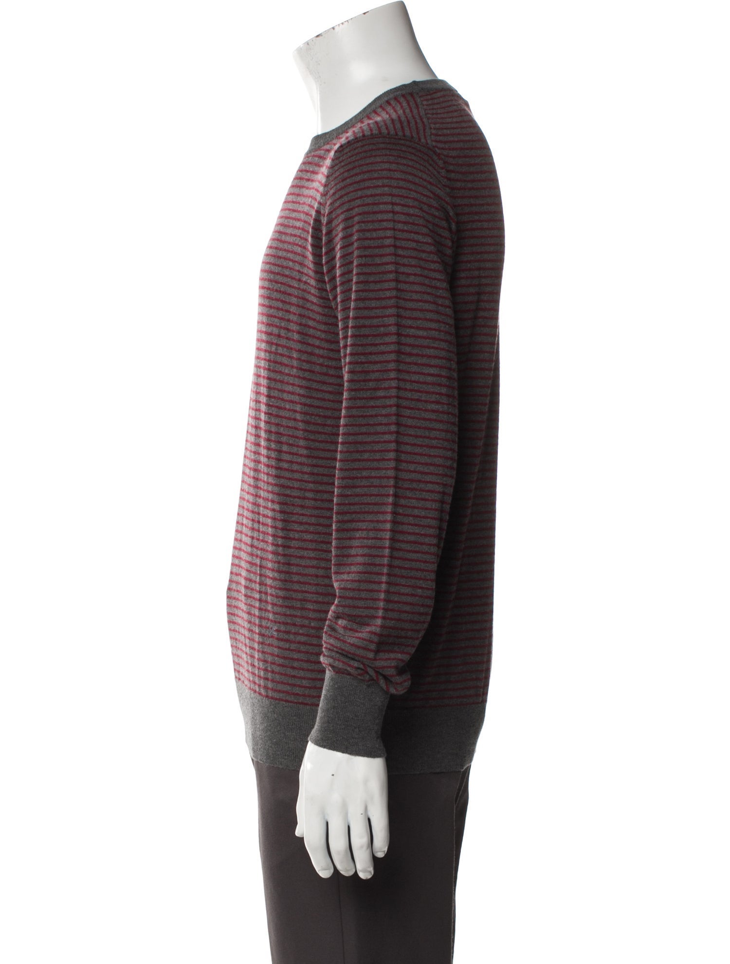 Isaia Wool Striped Pullover w/ Tags