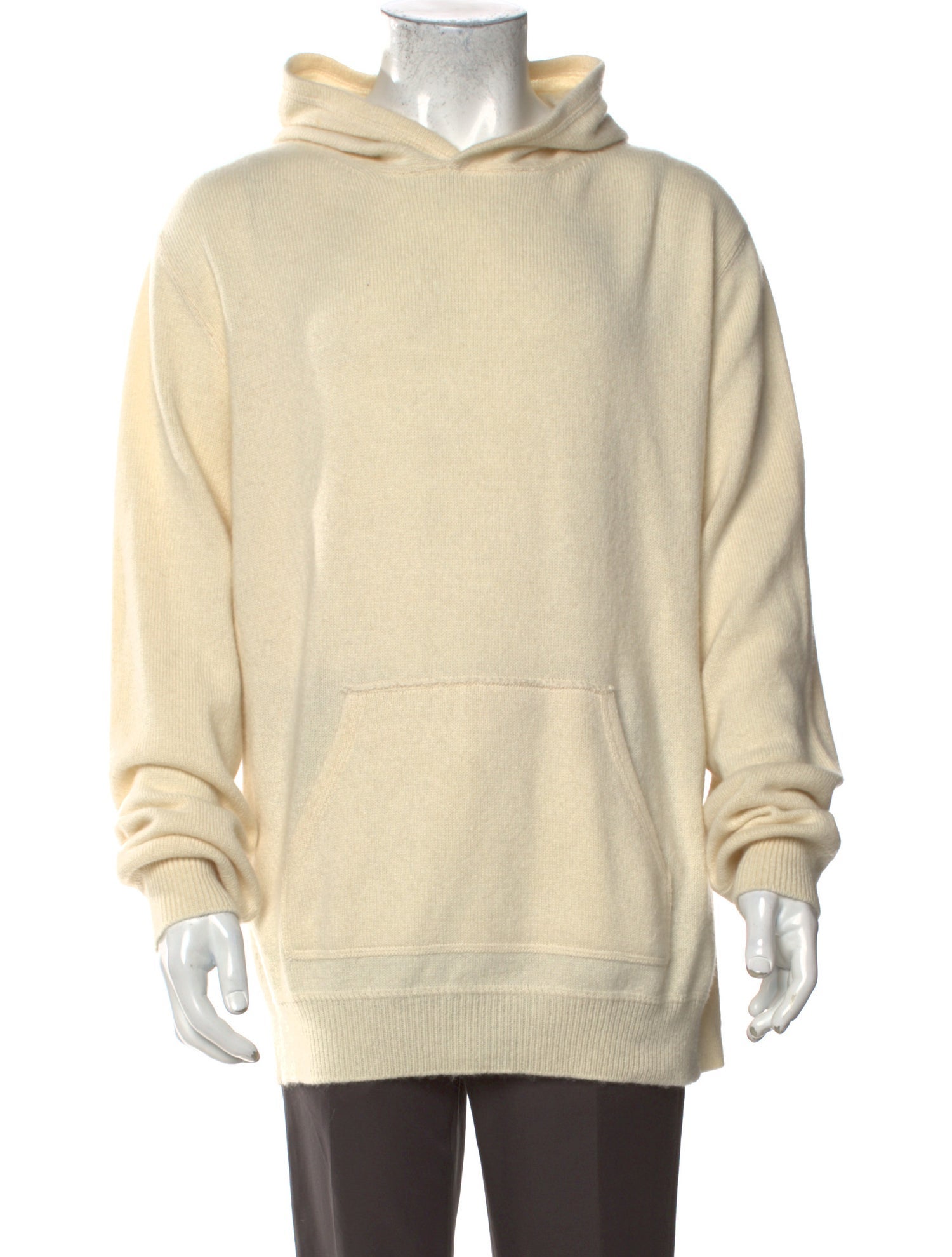 Isaia Cashmere Crew Neck Hoodie