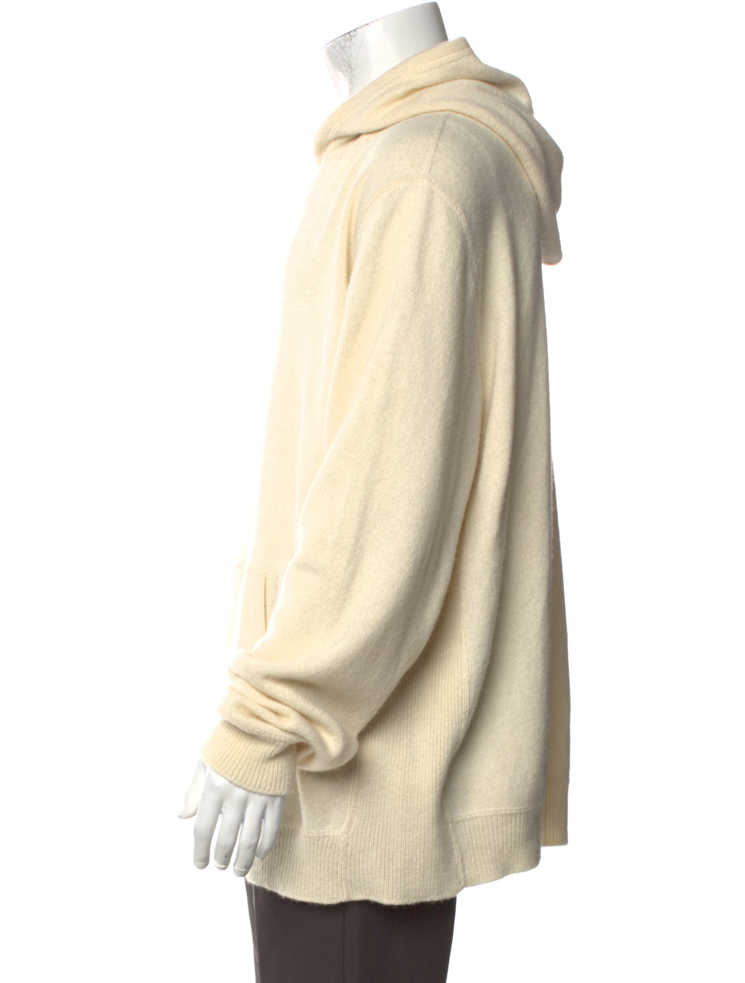 Isaia Cashmere Crew Neck Hoodie