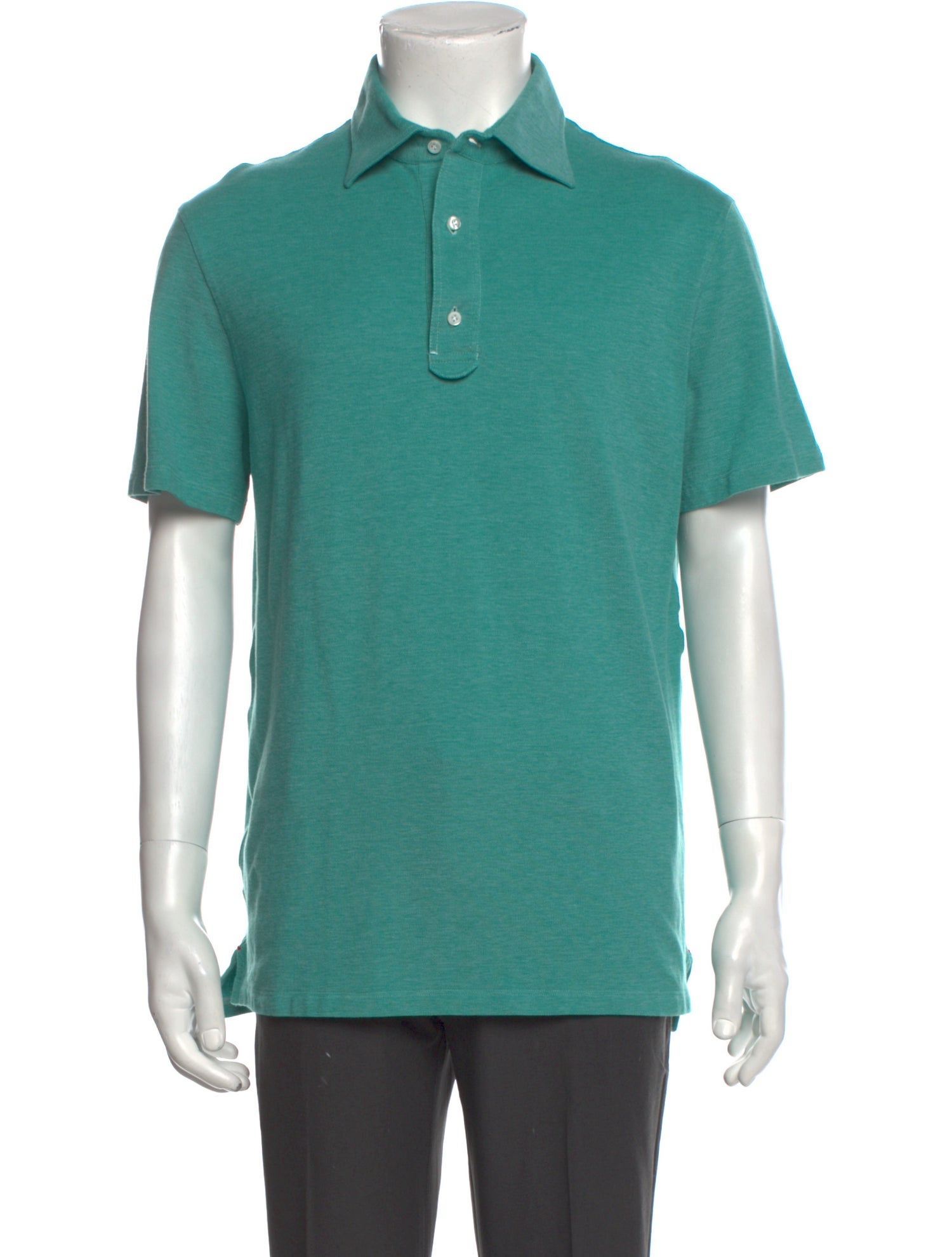Isaia Collar Short Sleeve Polo Shirt