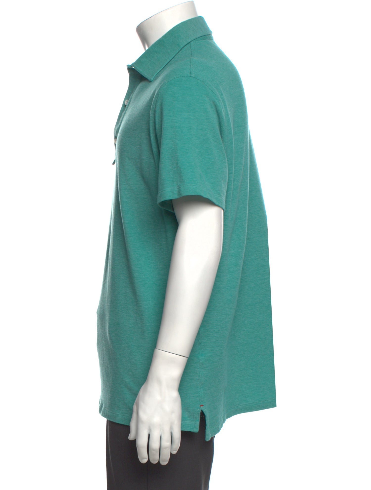 Isaia Collar Short Sleeve Polo Shirt