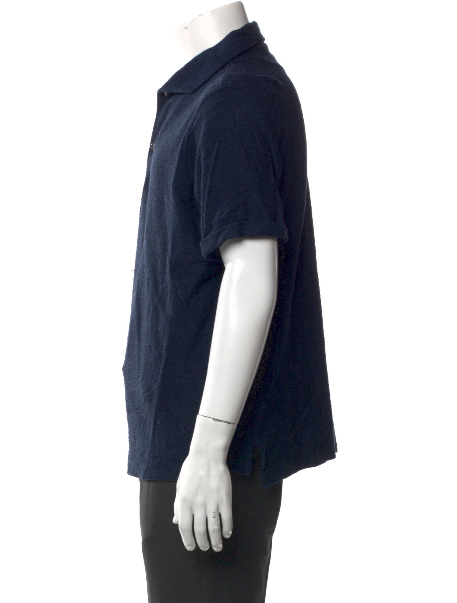 Isaia Collar Short Sleeve Polo Shirt