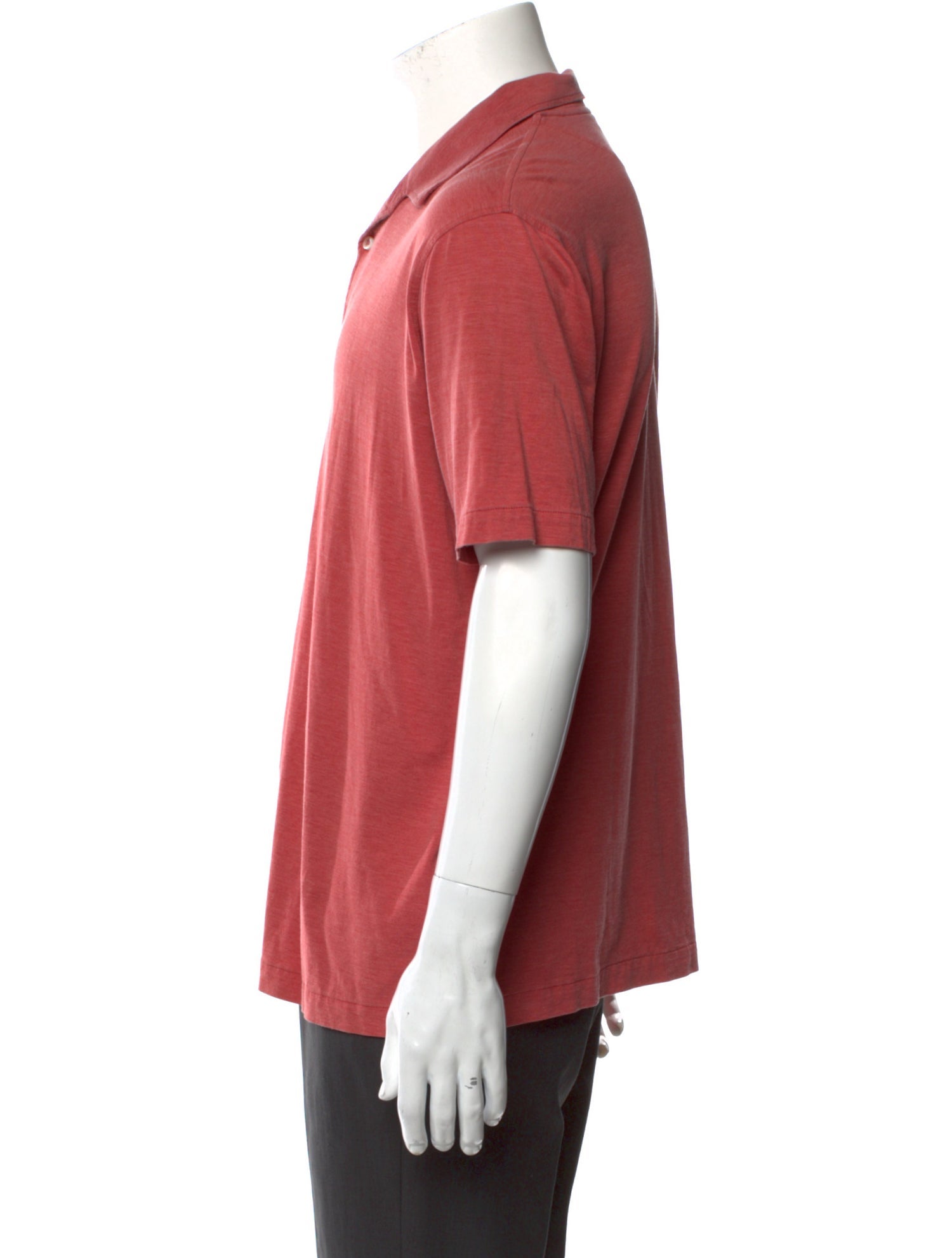 Isaia Silk Collar Polo Shirt