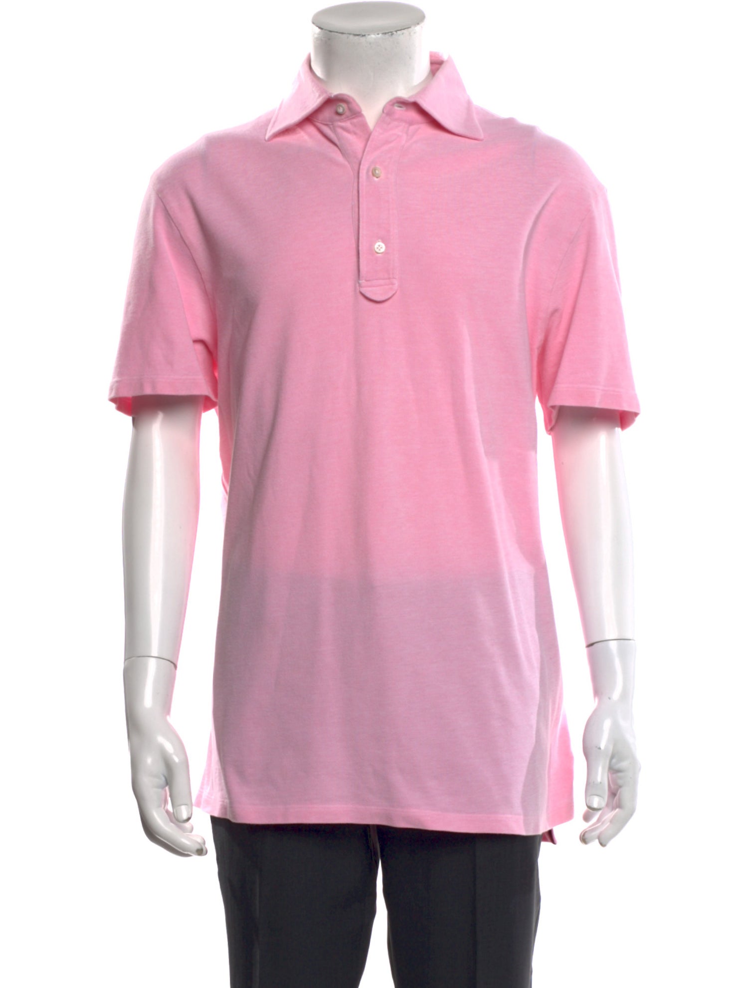 Isaia Collar Short Sleeve Polo Shirt