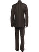 Isaia Wool Striped Two-Piece Suit