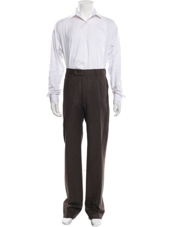 Isaia Wool Striped Two-Piece Suit