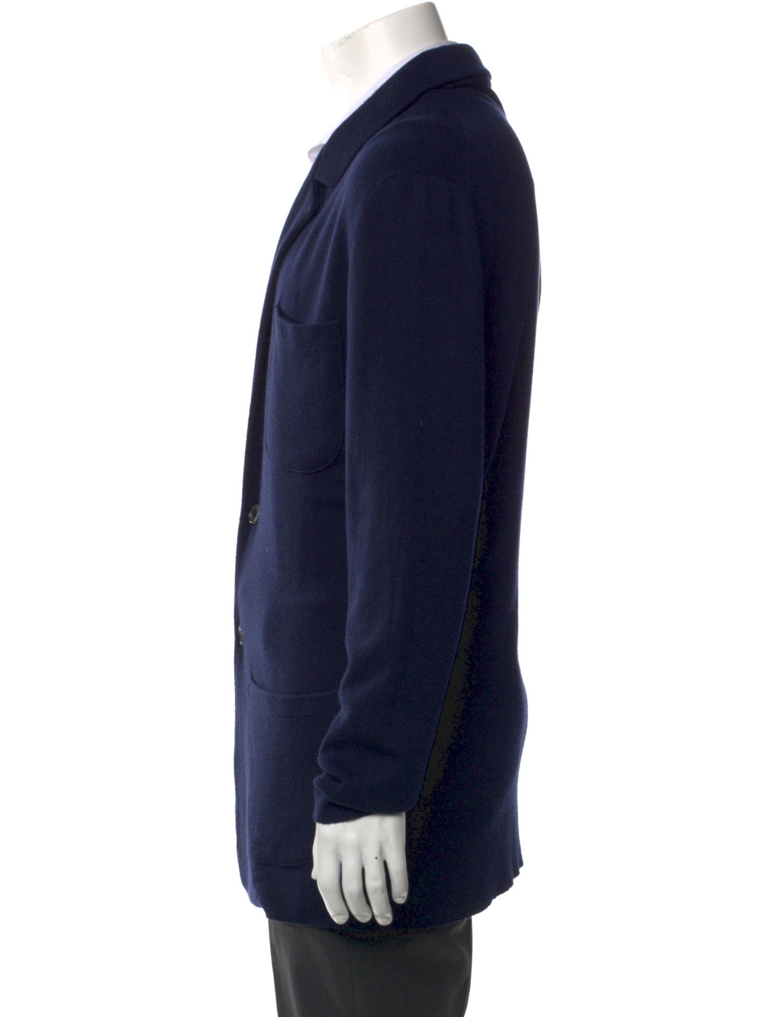 Isaia Wool V-Neck Cardigan