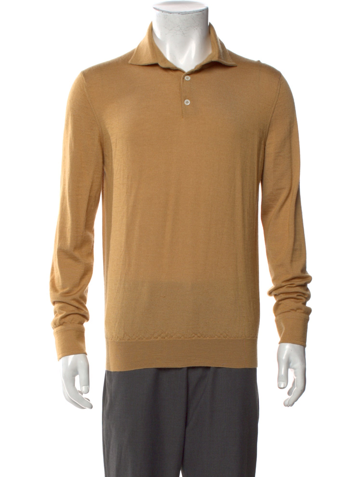 Isaia Cashmere Long Sleeve Shirt